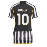 Fotballdrakt Dame Juventus Paul Pogba #10 Hjemmedrakt 2023-24 Kortermet